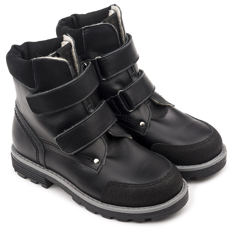 Ботинки Тапибу утепленные для мальчиков FT-23013.18-OL01O.01 черные